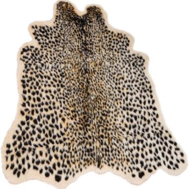 Leopard Print Rug, Faux Cowhide Cheetah Skin Rug Animal Printed Area Rug Carpet for Home Office, Livingroom, Bedroom